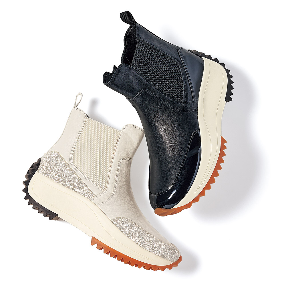 ヌーベルヴォーグ リラックス 厚底ハイカットスニーカー コンフォートパンプス シューズ スニーカー コンフォートシューズ M242N2