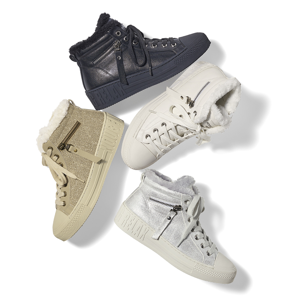 ヌーベルヴォーグ リラックス 厚底ハイカットスニーカー コンフォートパンプス シューズ スニーカー コンフォートシューズ M28303