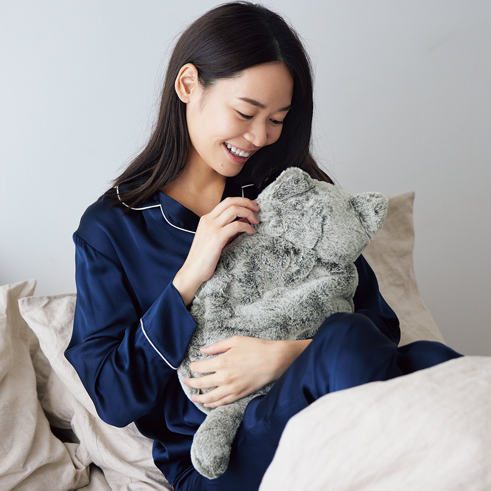 蓄熱式 エコ湯たんぽ ぬくぬく ネコ 日用品 便利グッズ 生活雑貨 M29002