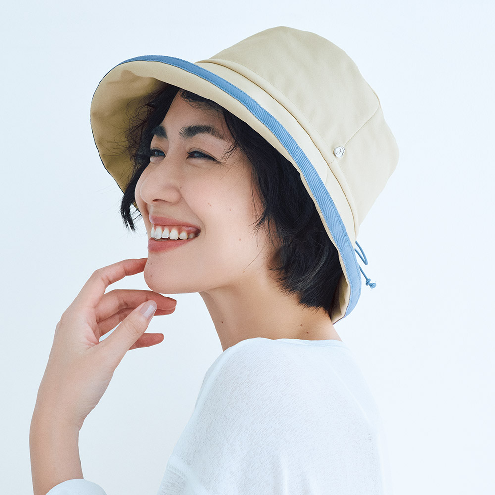 ベル・モード 撥水ぷくっとプリムクローシュ ニット帽 キャスケット M78702