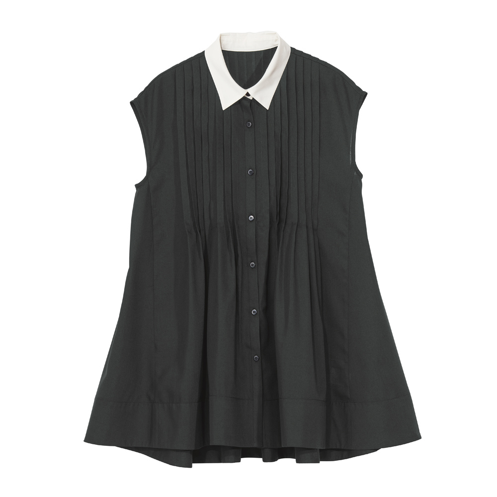 クレリックピンタック チュニック ブラウス ブラウス シャツ 175501