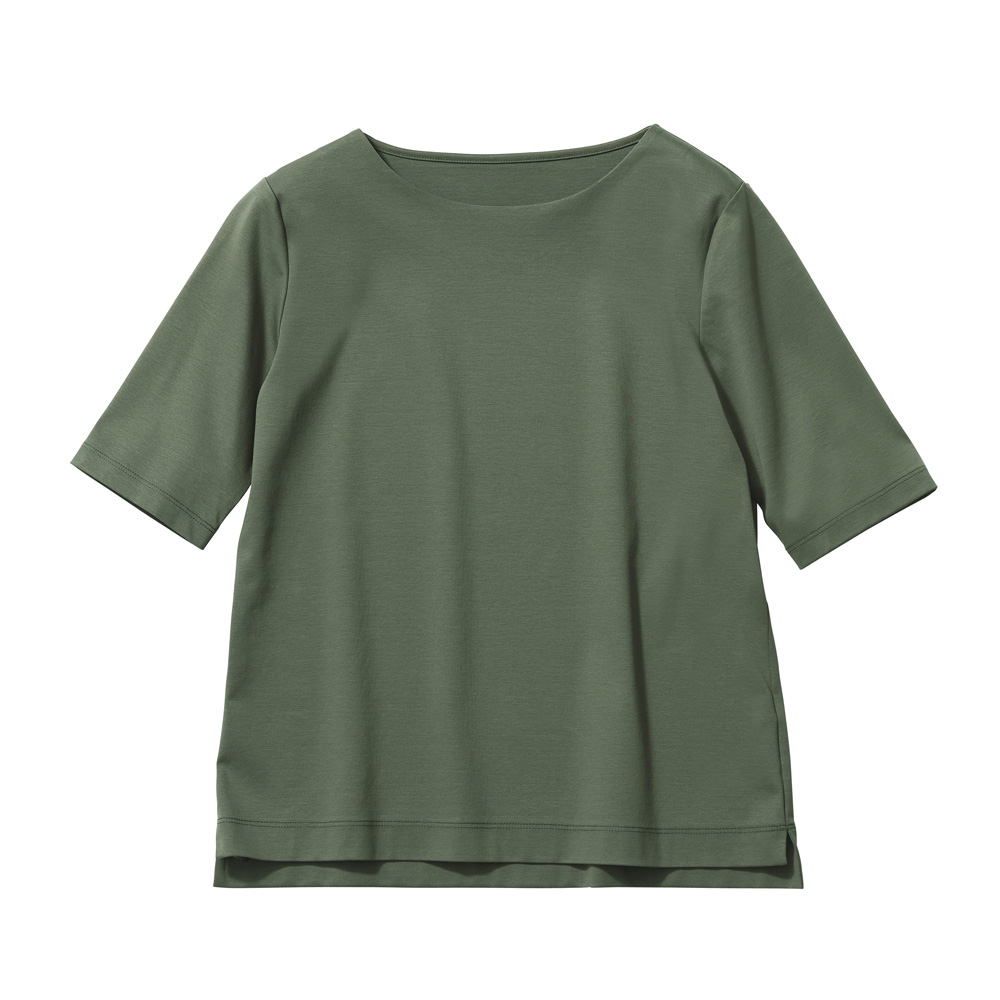 ミリオンクールコットン 5分袖プルオーバー 機能性ウェア インナー 雑貨 177303