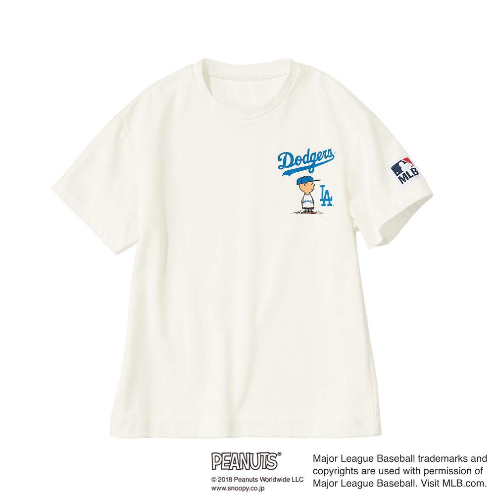 MLB×ピーナッツ プリントTシャツ プルオーバー シャツ ブラウス 178002