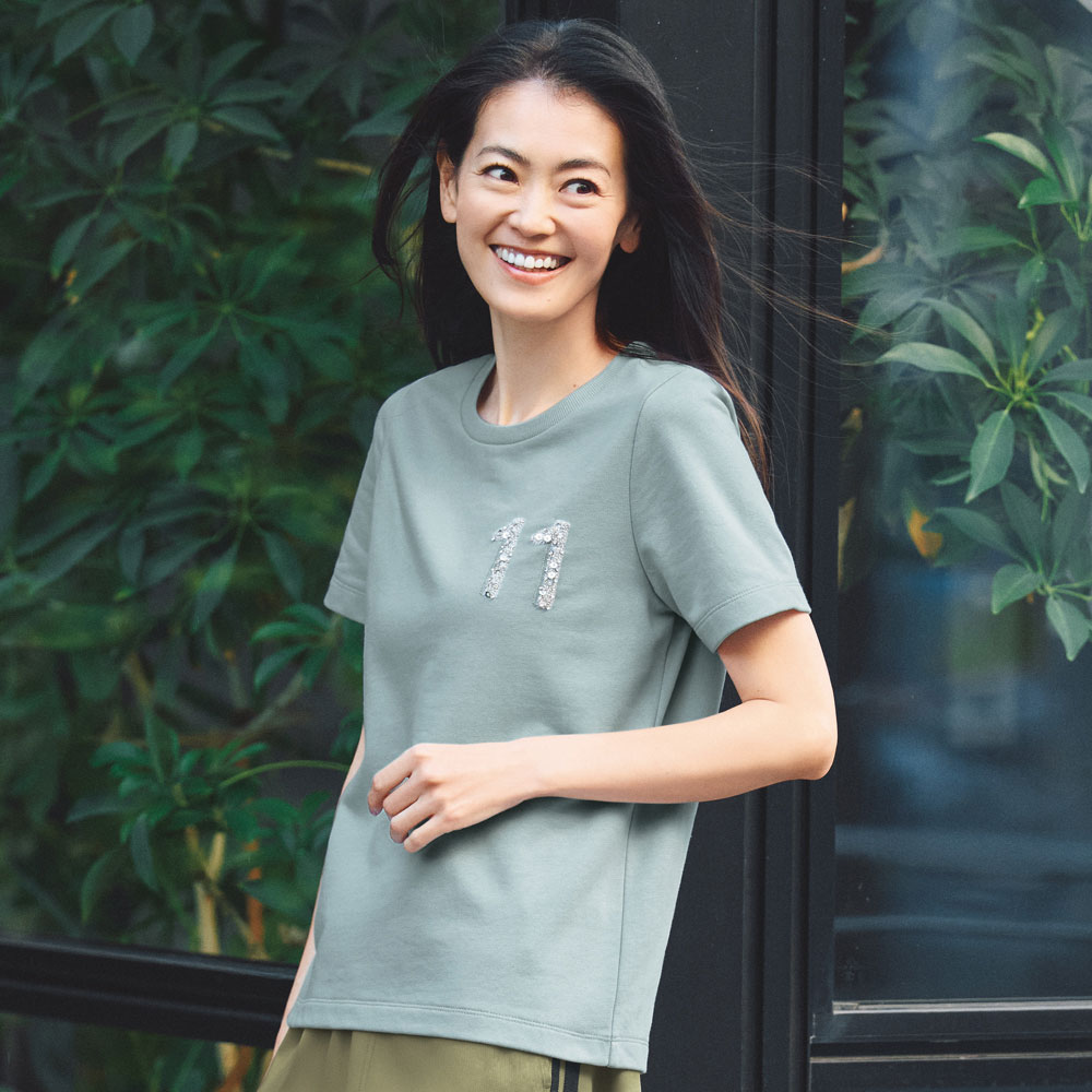 ナンバービーズ刺しゅう ライトスウェット Tシャツ スウェット トレーナー パーカー 178914