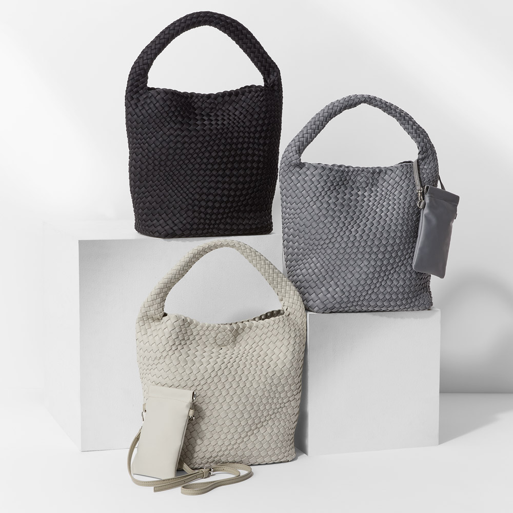 Quay/キー ナイロン メッシュ ワンハンドルバッグ かごバッグ メッシュバッグ バッグ 178514