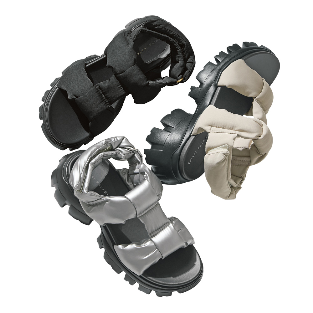 CHIAKI KATAGIRI/チアキカタギリ パファーサンダル サンダル パンプス 178701