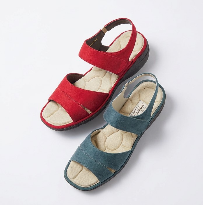 あとりえOKADA 4E軽量コンフォートサンダル コンフォートパンプス シューズ スニーカー コンフォートシューズ M85801