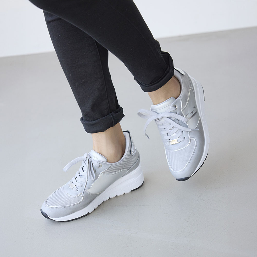 ELLE SPORT/エルスポーツ 防水厚底ウェッジスニーカー コンフォートパンプス シューズ スニーカー コンフォートシューズ M85802