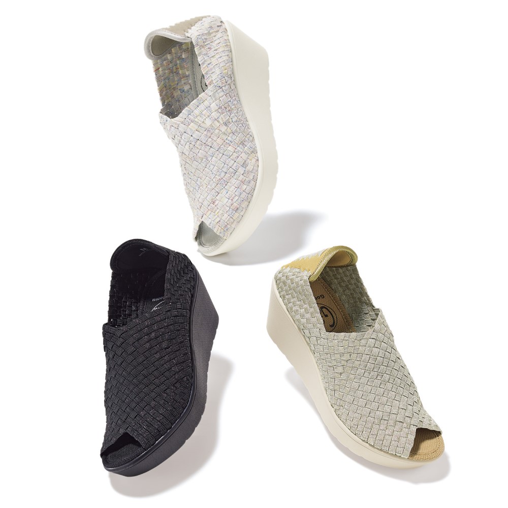 GOMU GOMU/ゴムゴム 厚底ウェッジシューズ コンフォートパンプス シューズ スニーカー コンフォートシューズ M85701