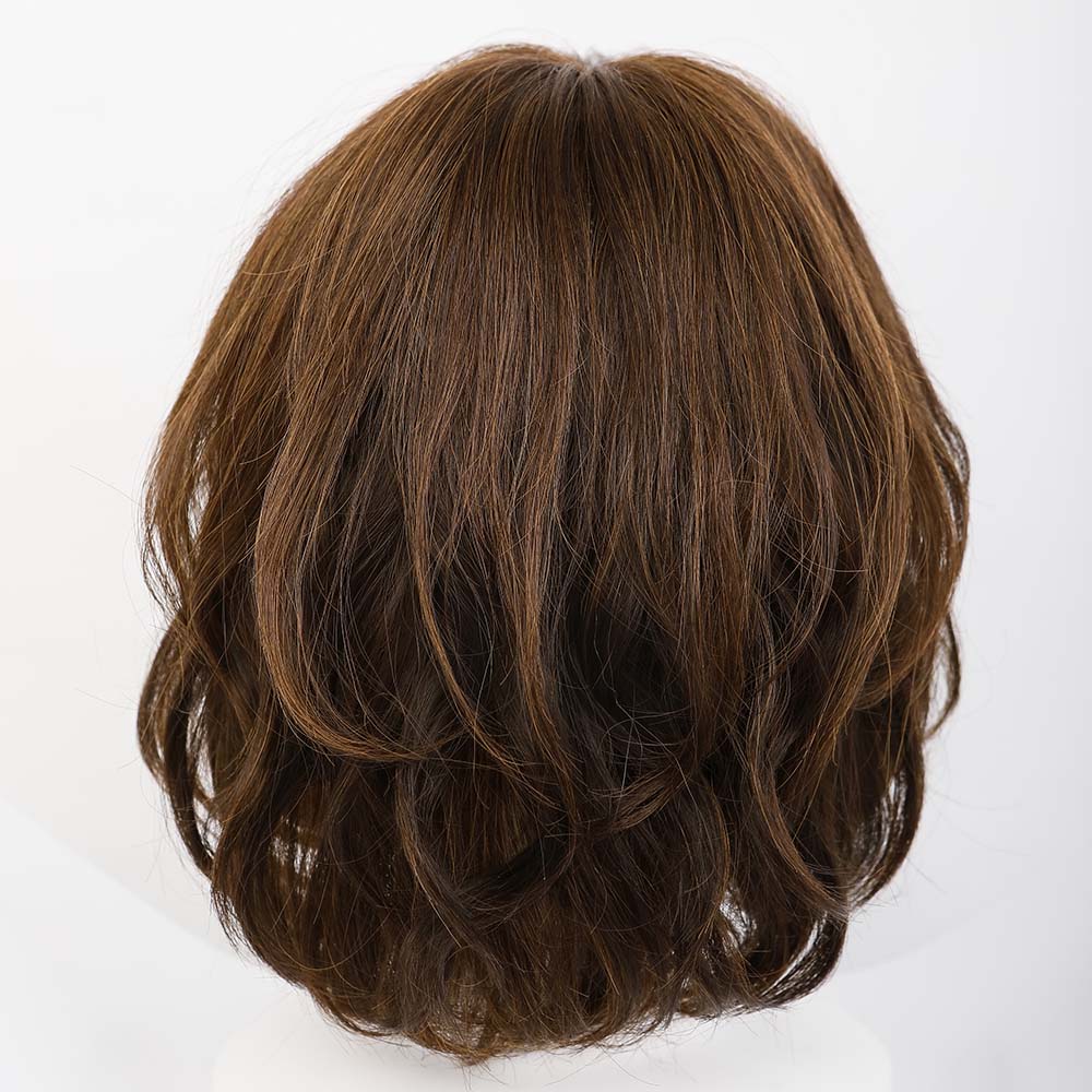 りみ　坂巻哲也 ヘアコサージュ 「ショート」3Dダークブラウン 坂巻哲也 ヘアコサージュ フルウィッグ カールボブ 送料無料 人