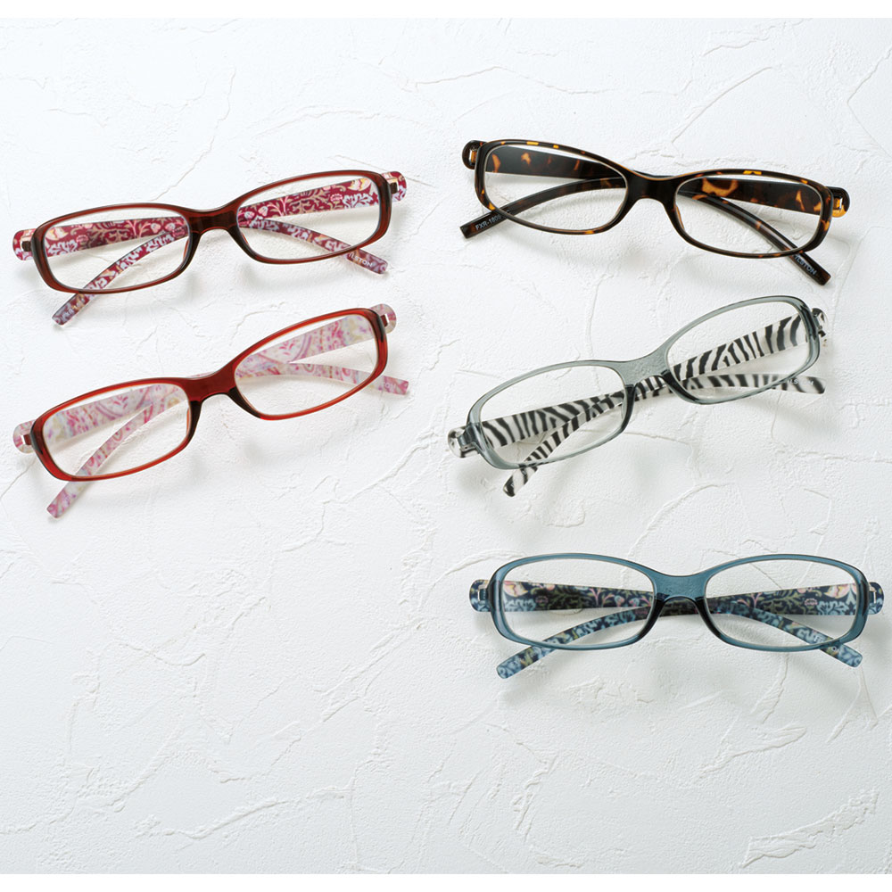 Filston フィルストン Uv ルーライトカット リーディンググラス 男女兼用 スクエア型 柄入り 通販 ディノス