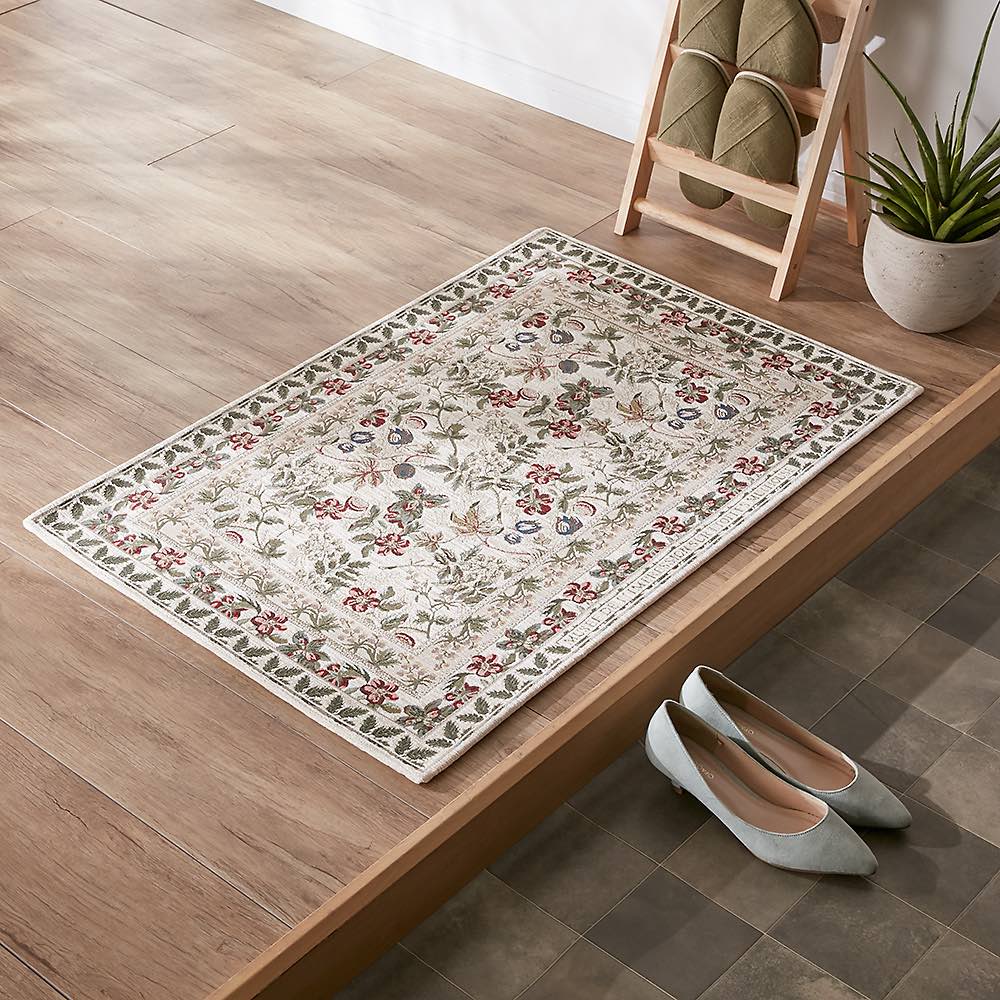 【新品】ミントン　MINTON　花柄　200×250 ラグ MINTON - 【新品】ミントン MINTON 花柄 200×250 ラグの通販 by