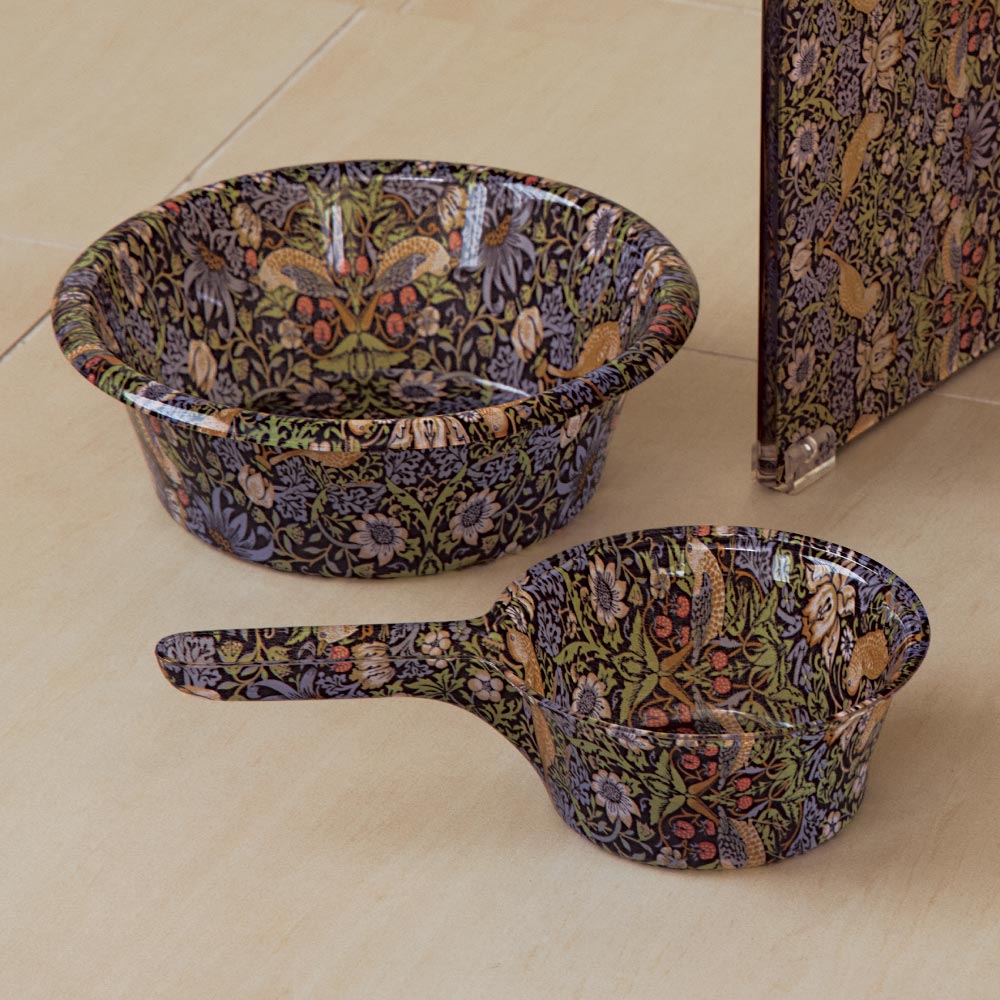 ロイヤルアーデン バスチェア お風呂用椅子 いちご泥棒柄 ロイヤルアーデン バスチェア お風呂用椅子 いちご泥棒柄