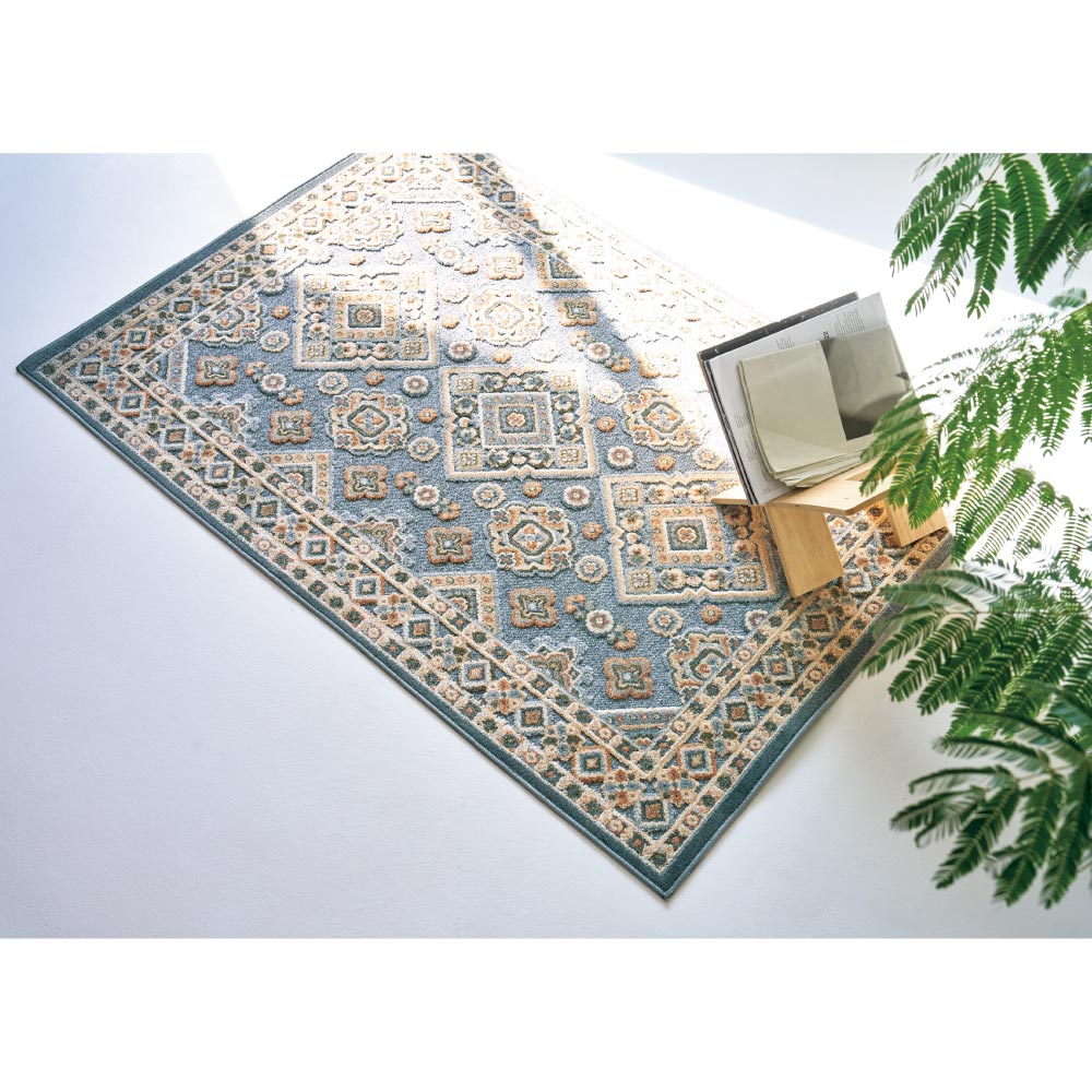 ≪約100×140cm≫ ベルギー製ラグ ブリーズ キリム ラグ 絨毯 カーペット マット 550201