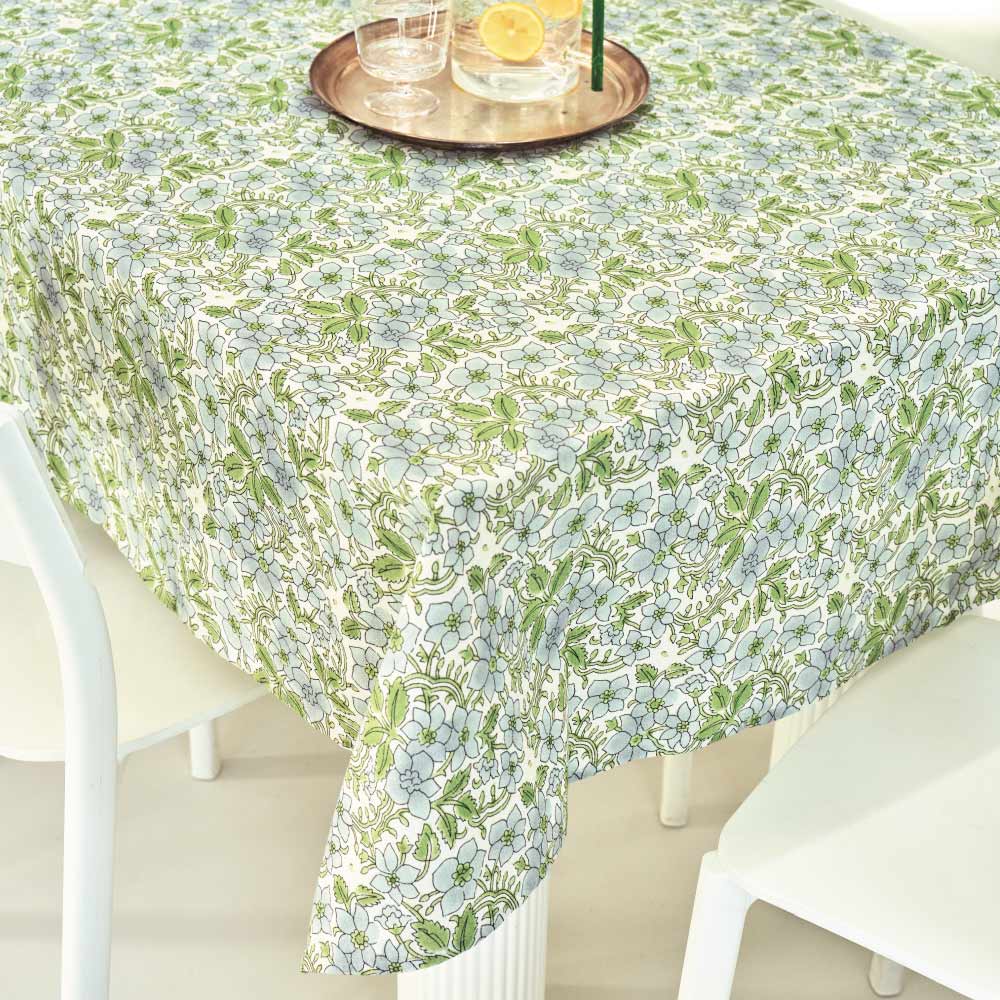 ≪150×250cm≫ はっ水加工テーブルクロス ブルーベル テーブルクロス ランチョンマット 552903