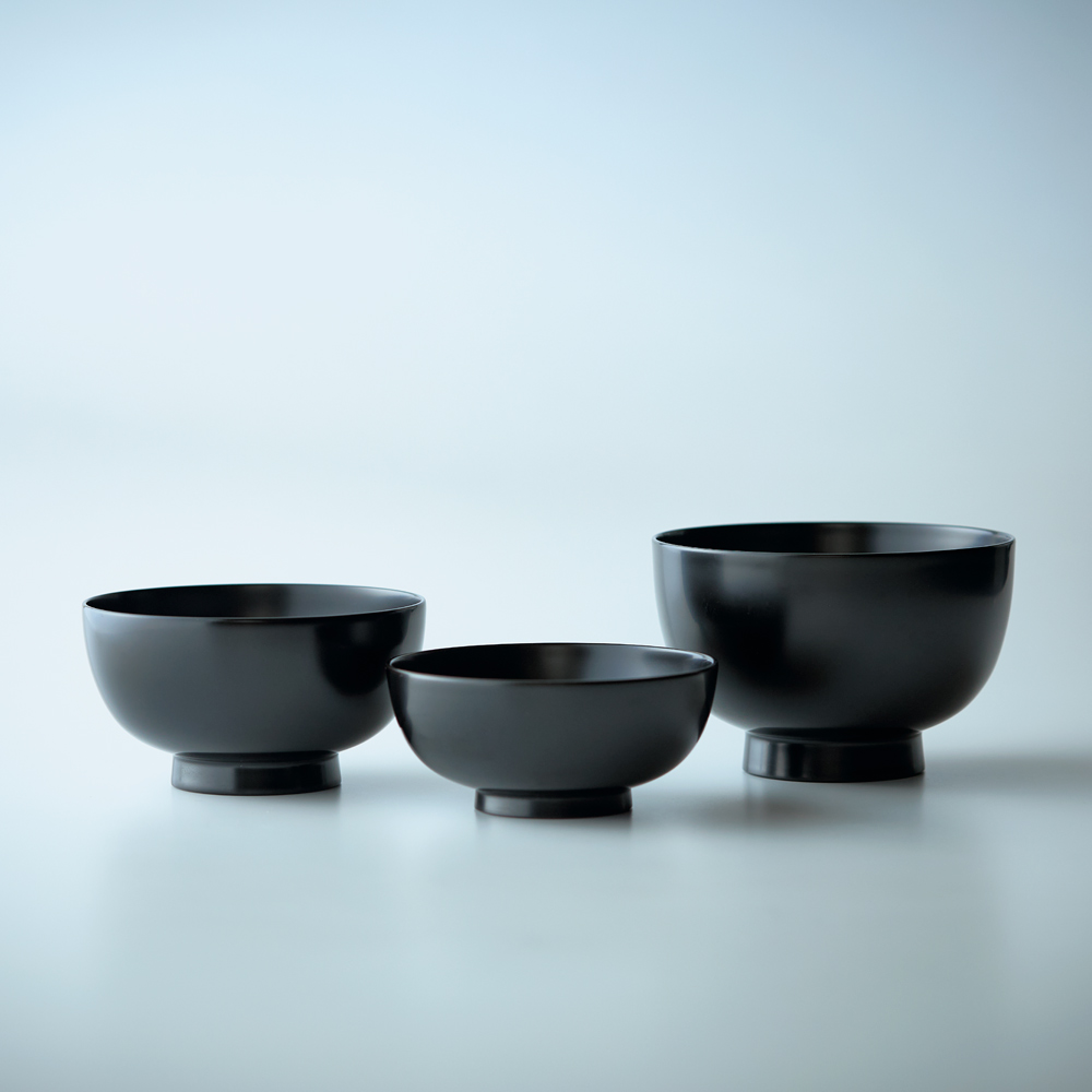 越前漆器 食器洗浄機対応三つ組椀 食器 カトラリー グラス 600404