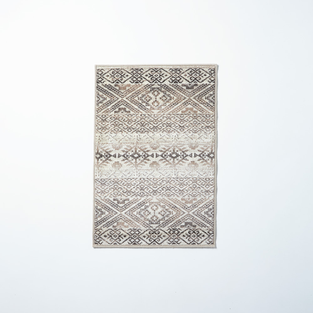 ≪約60×90cm≫ 無染色ウールマット エルデネ 玄関マット カーペット ラグ マット 600808
