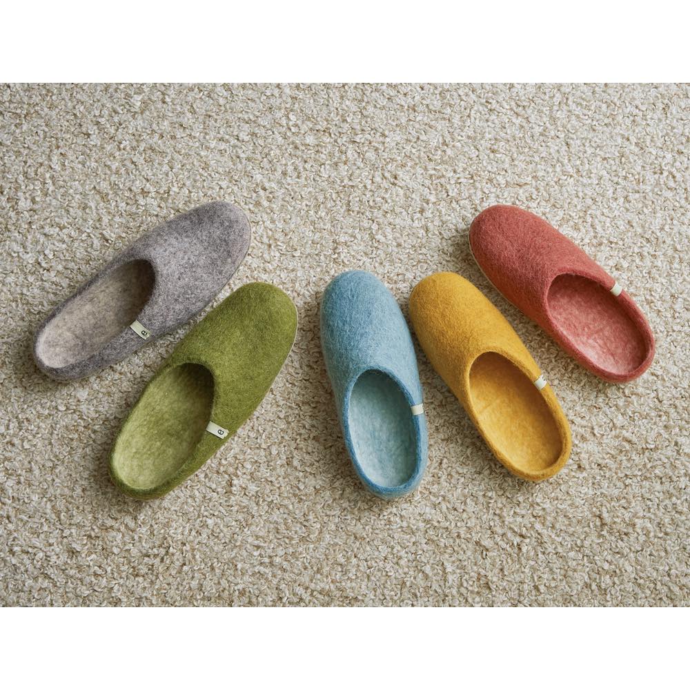 egos/イゴス ウールのスリッパ 1足 スリッパ ルームシューズ タオル 602201