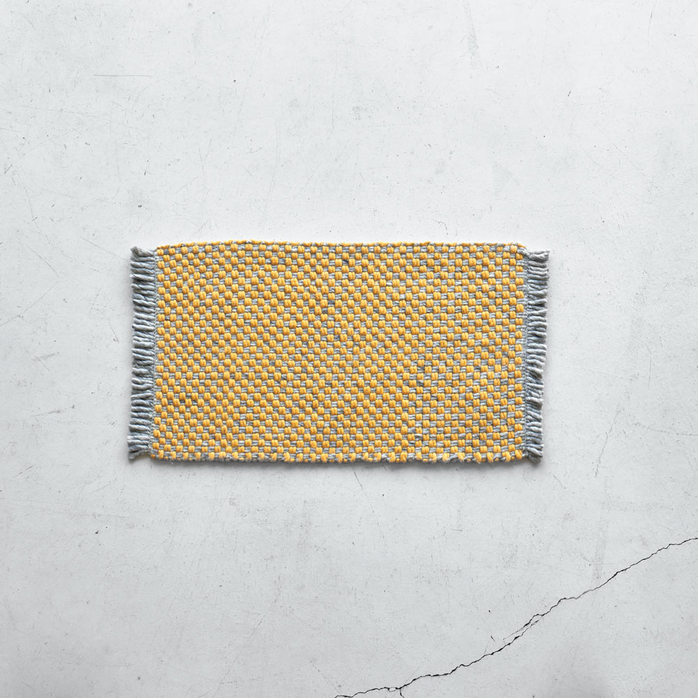 ≪約50×80cm≫ 平織ウールマット〈バルバ〉 玄関マット カーペット ラグ マット 602307