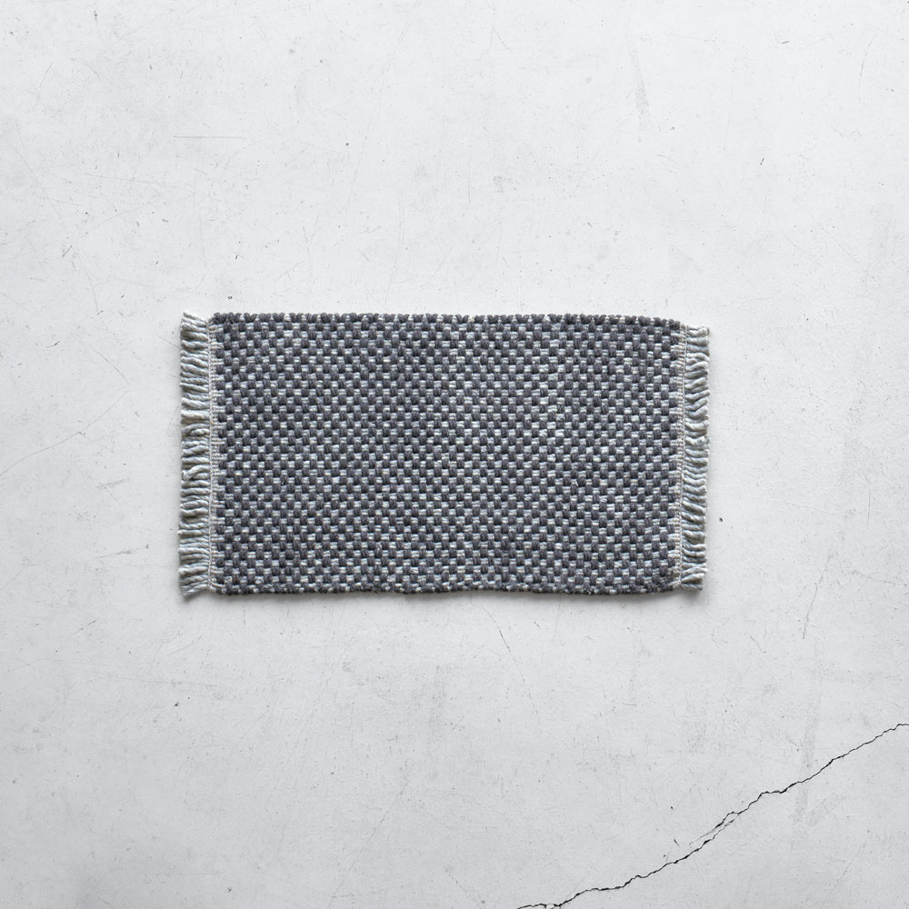≪約50×80cm≫ 平織ウールマット〈バルバ〉 玄関マット カーペット ラグ マット 602307