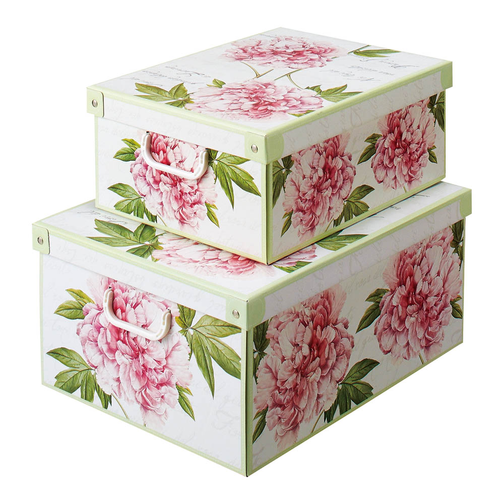 ≪中 同色4個組≫ イタリア製収納ボックス 収納ボックス 小物収納 フリーボックス 602419