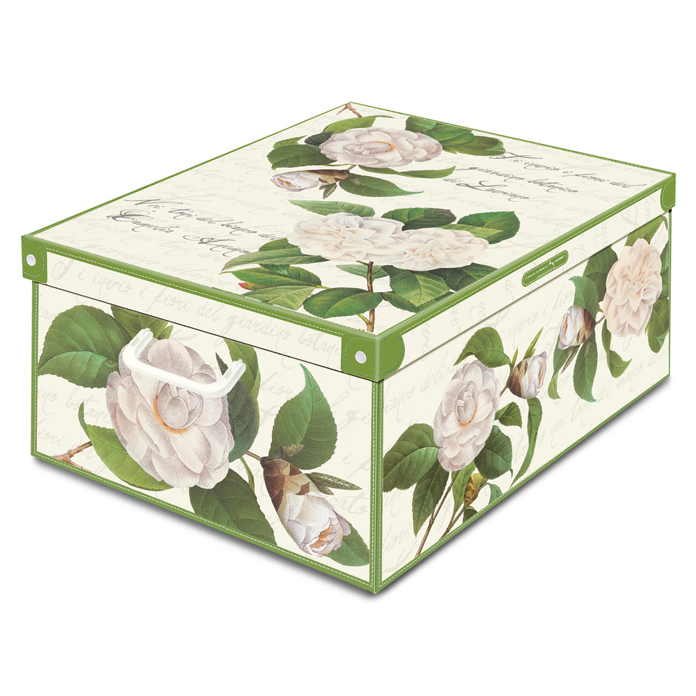 ≪大 同色4個組≫ イタリア製収納ボックス 収納ボックス 小物収納 フリーボックス 602420