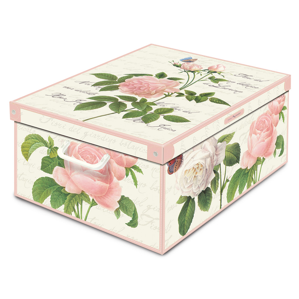 ≪大 同色4個組≫ イタリア製収納ボックス 収納ボックス 小物収納 フリーボックス 602420