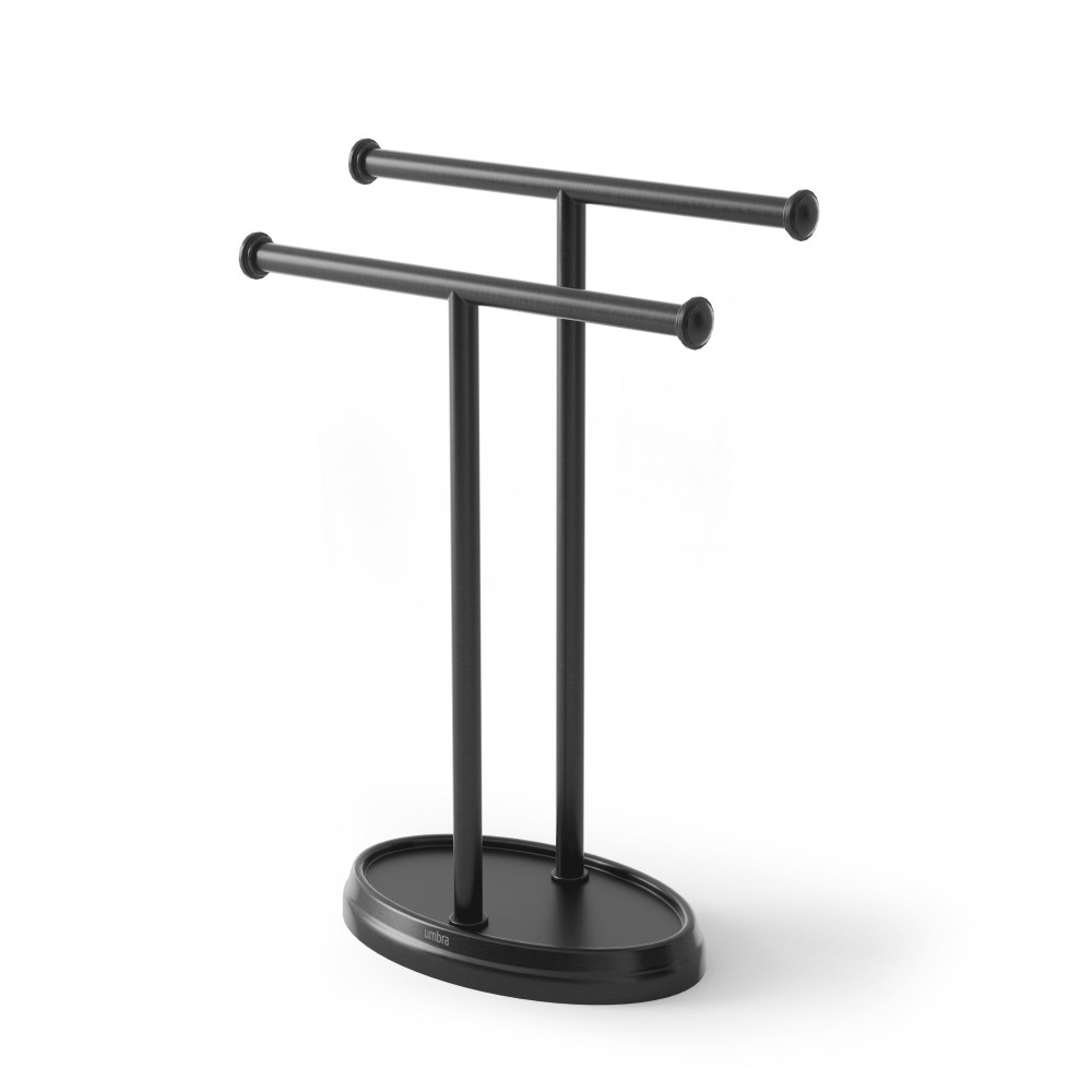 ダブルタオルスタンド キッチンタオル掛け ふきん掛け 水切りかご ラック シンク周り用品 602601