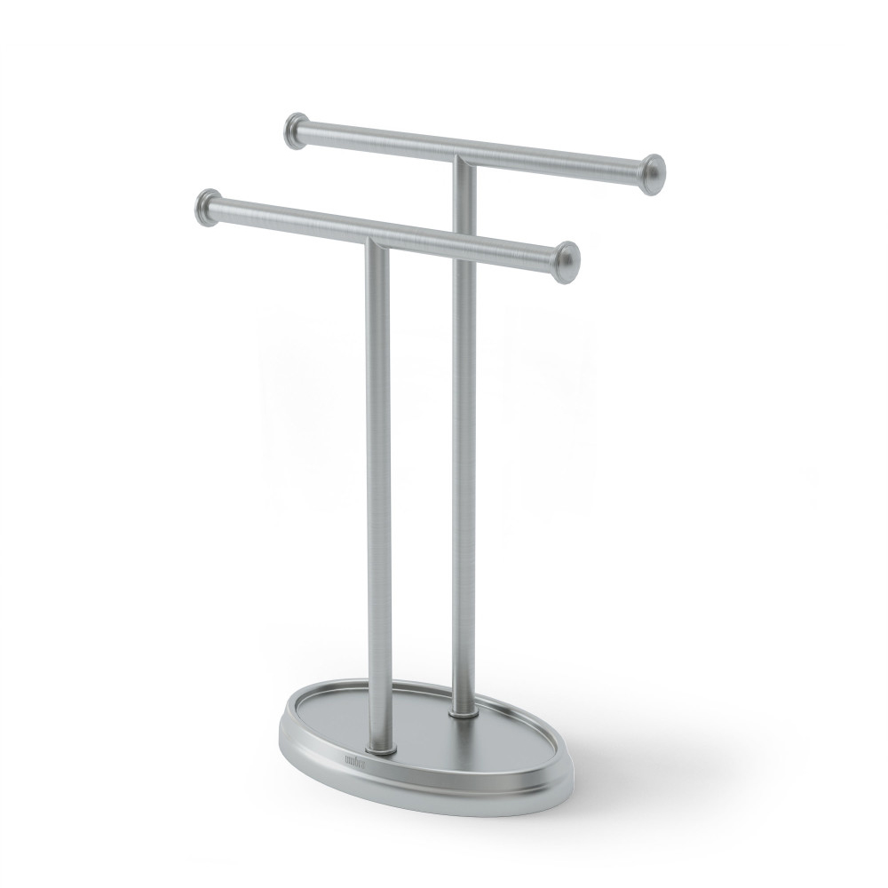 ダブルタオルスタンド キッチンタオル掛け ふきん掛け 水切りかご ラック シンク周り用品 602601