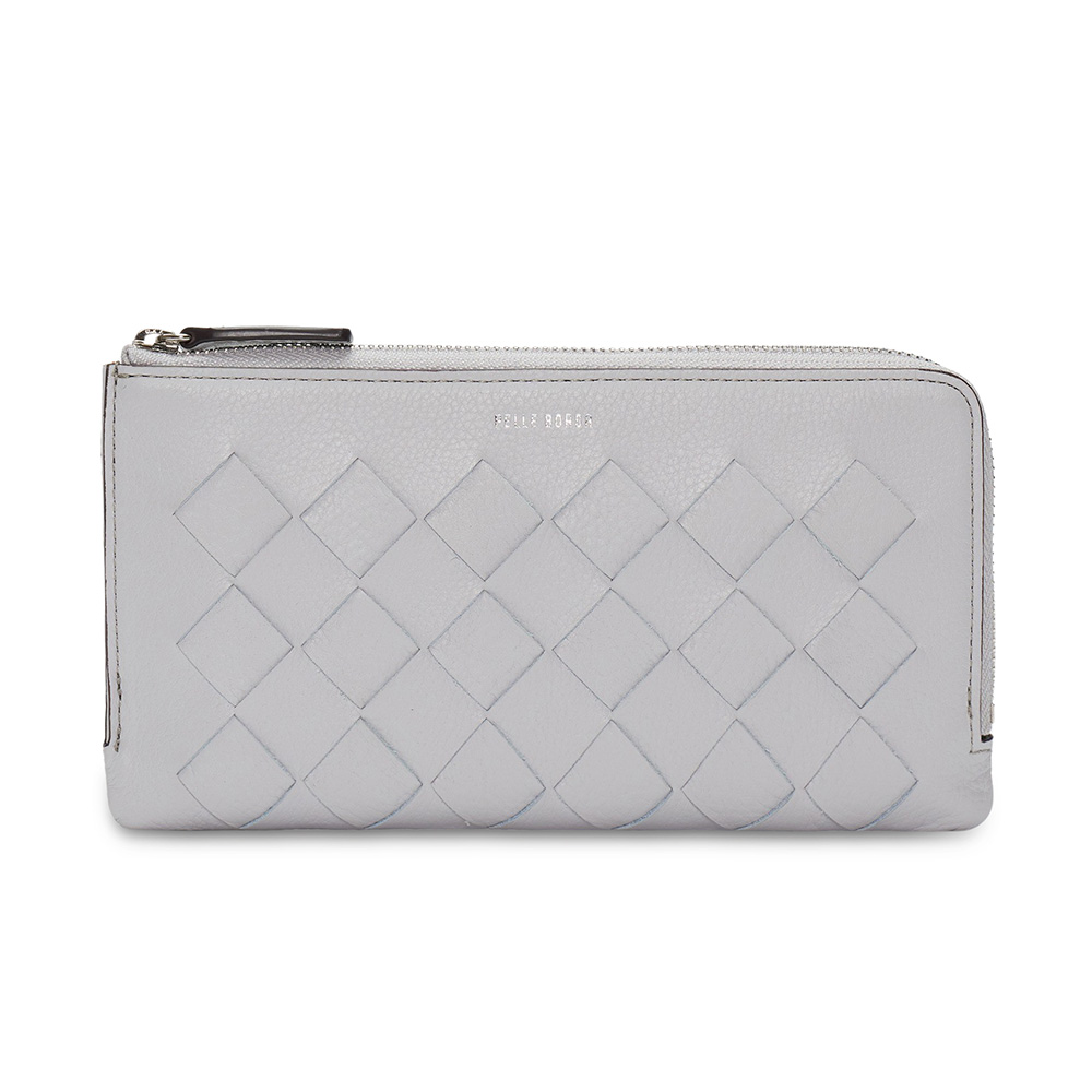 PELLE BORSA/ペレボルサ〈クロノウィーブ〉 メッシュL字ファスナー 長財布 長財布 財布 ケース ポーチ 603106