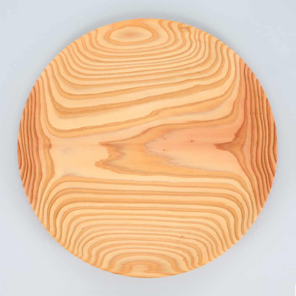 油じみがしにくい 秋田杉の大皿 直径39cm 平皿 長皿 ワンプレート 食器 カトラリー グラス 603340