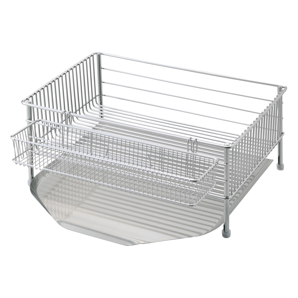 la base/ラバーゼ ステンレス水切りかごセット 縦置き小サイズ 水切りかご ラック シンク周り用品 603601