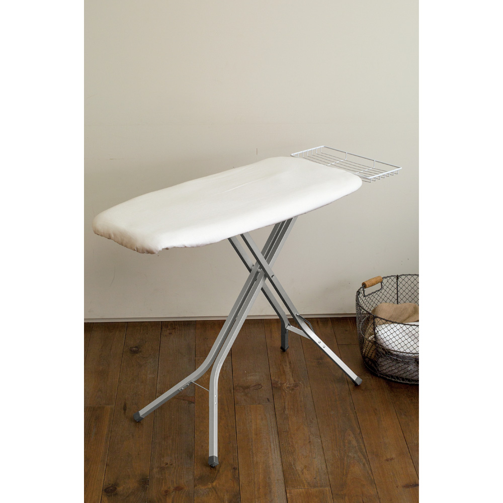 高さが調整できる シンプル麻混カバー付きアイロン台 アイロン台 アイロン用品 洗濯用品 物干し 603801