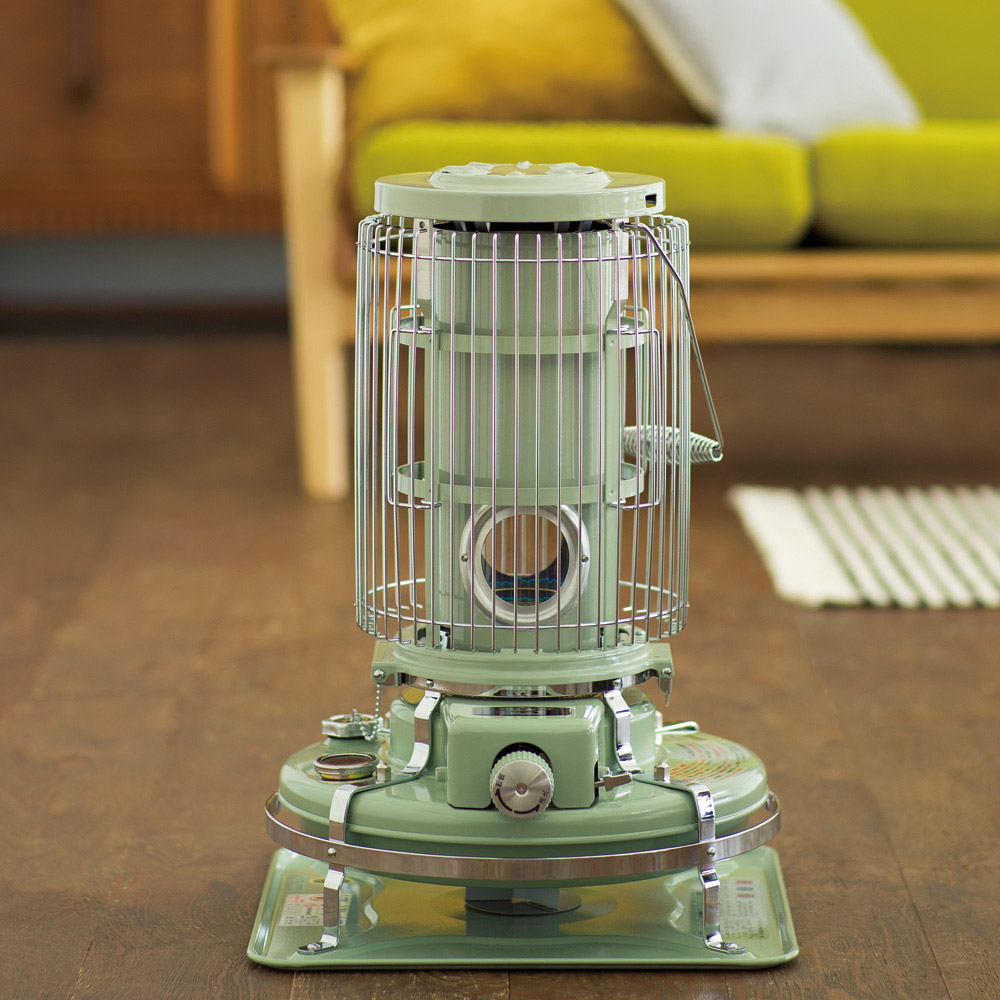 Aladdin/アラジン 石油ストーブ「ブルーフレーム」 グリーン・ホワイト 暖房器具 ヒーター 季節家電 生活家電 601603