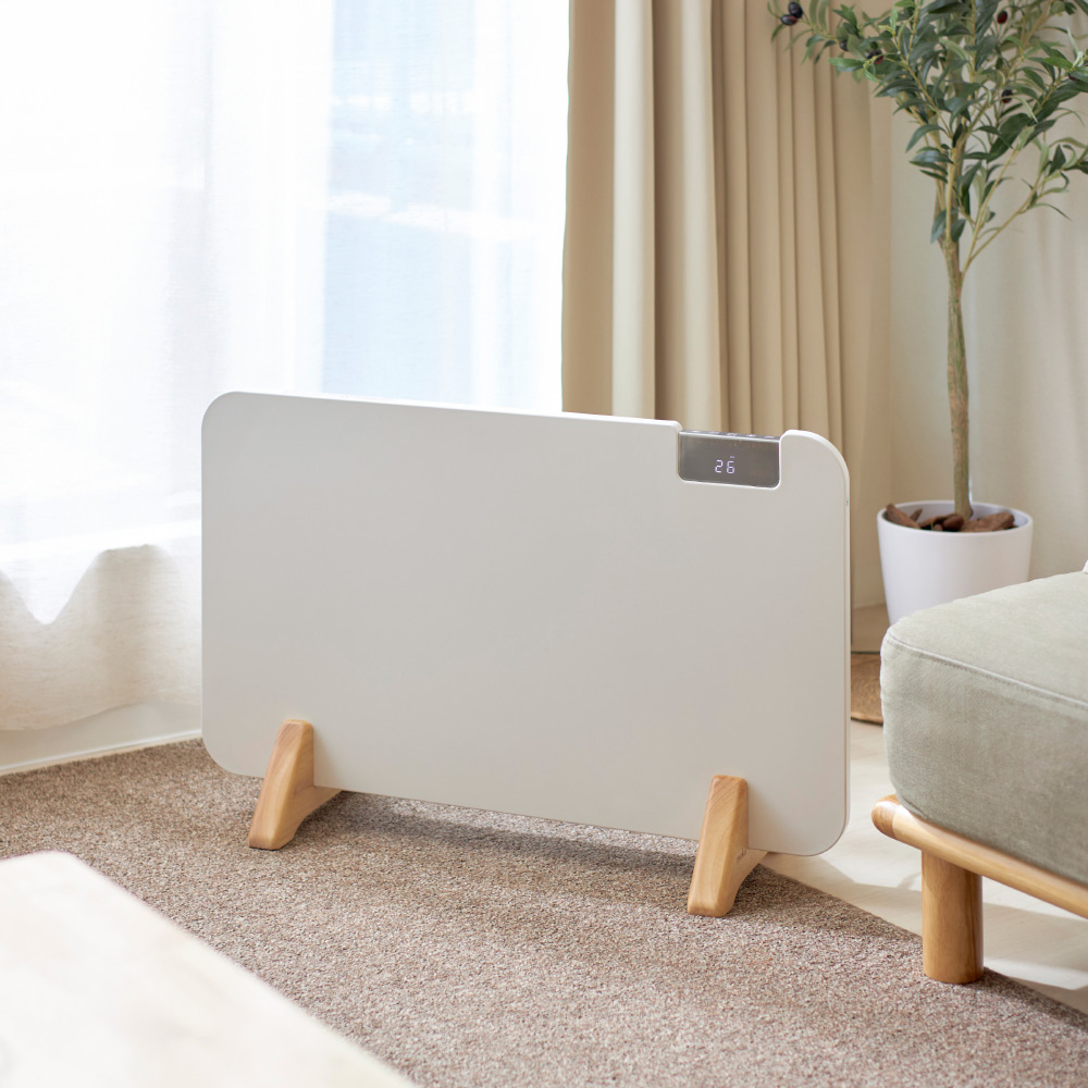 moku. ここぽか　コンベクターヒーター MCH 1200W ホワイト　新品 楽天市場】moku. パネルヒーター ここぽか 800W 1200W 正規品