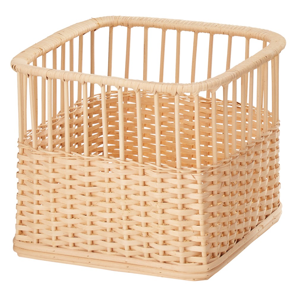 籐のランドリーラックの脱衣カゴ単品 スリム ランドリー 洗濯かご トイレ 洗面所 ランドリー収納 602871