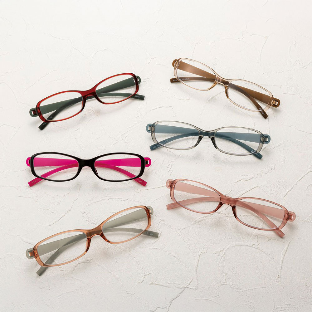 フィルストン UV&ブルーライトカット リーディンググラス(男女兼用) スクエア型 無地 ファッション雑貨 603804