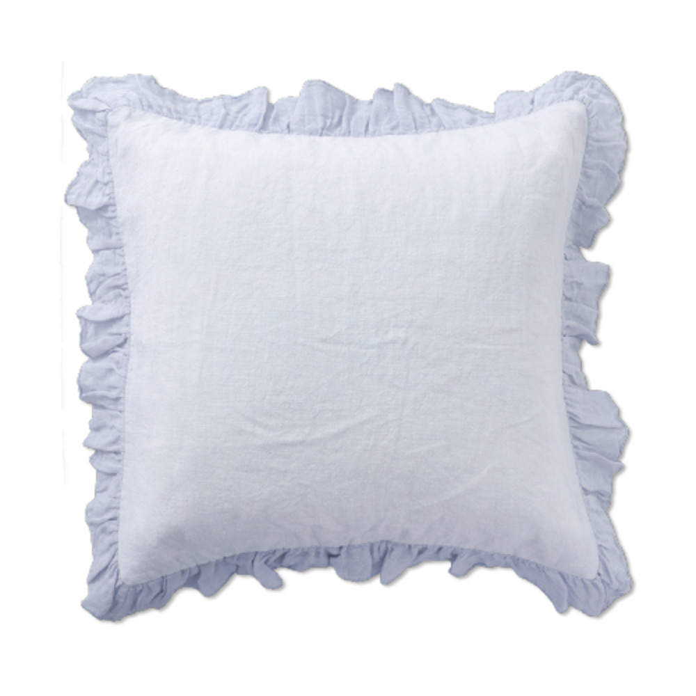 ≪約45×45cm≫ HUG &Omacr; Ｗ&auml;R/ハグオーワー home＆garden リネンフリルクッションカバー カバー類 660405