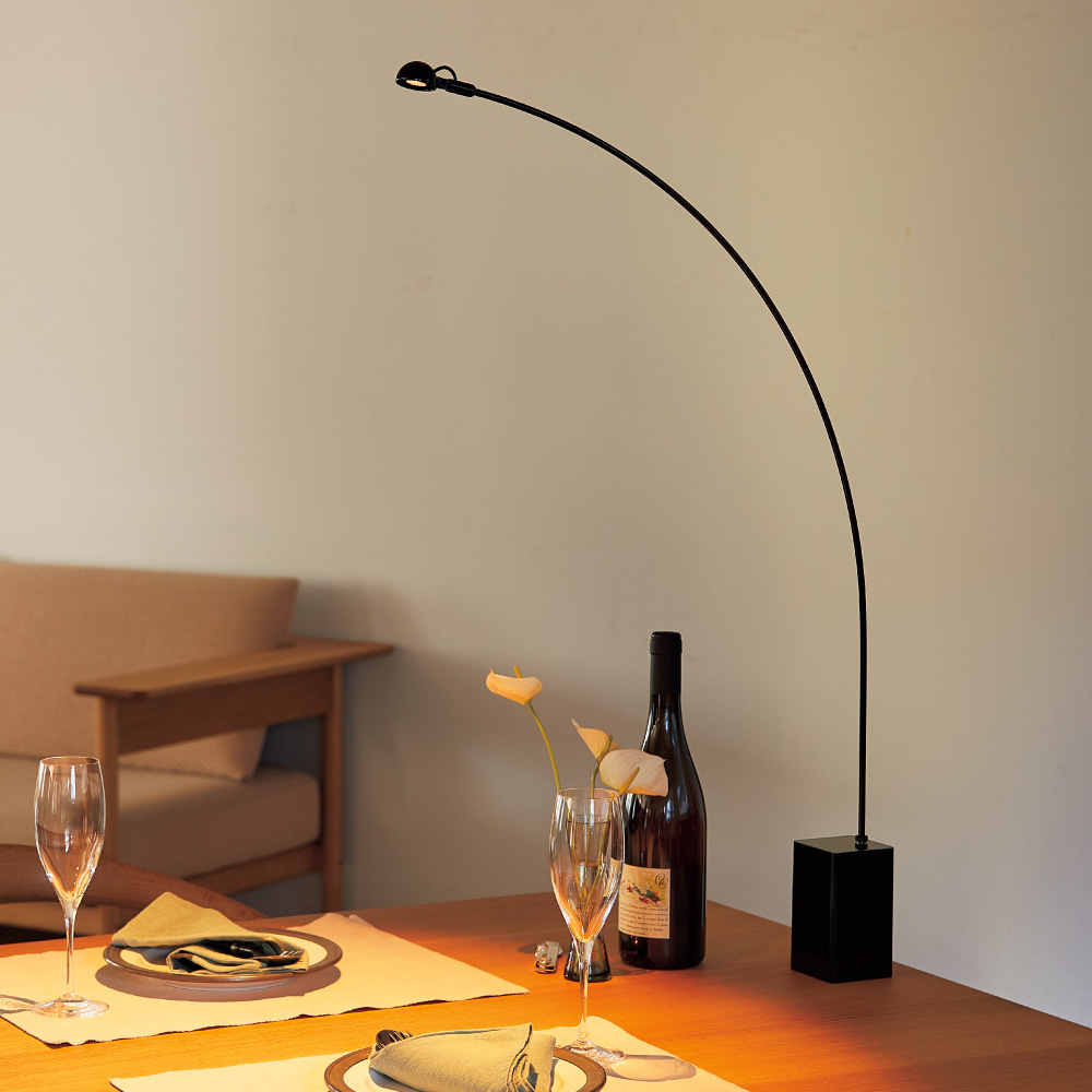 Buhne/ビューネ テーブルランプ ロングタイプ ライト テーブルランプ 照明器具 時計 661102