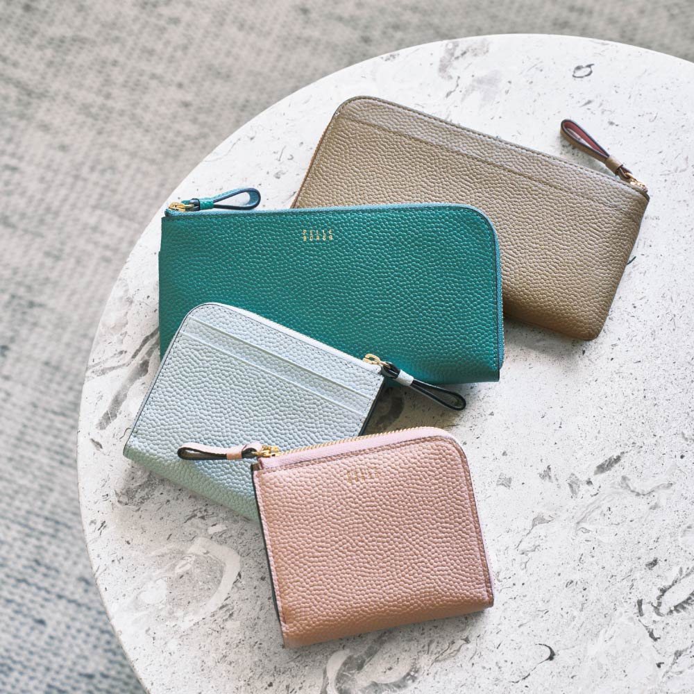 PELLE BORSA/ペレボルサ〈フィーネグッズ〉 抗菌財布 コンパクト財布