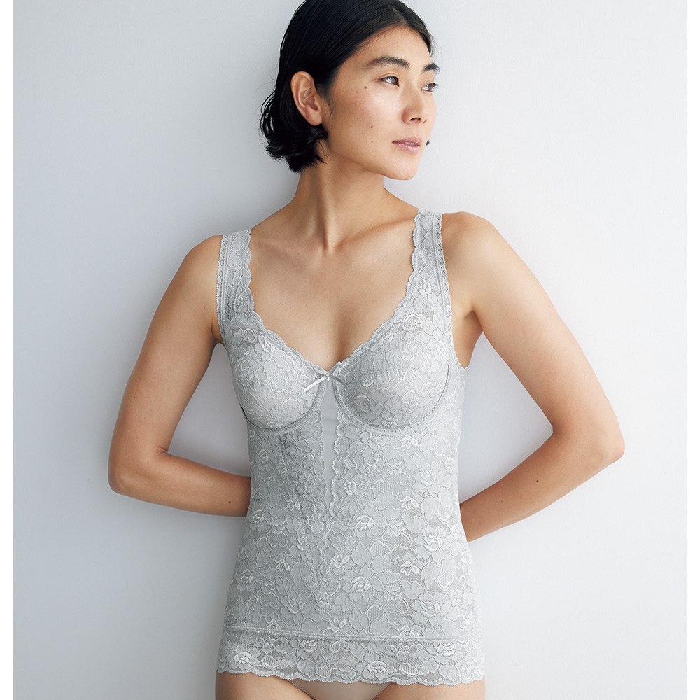 ノンワイヤー】タムラの総レース多機能シリーズ ボディシェイパー 通販