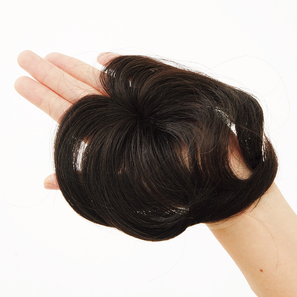 人毛100％ 簡単ヘアピース レギュラー ウィッグ ヘアケア BL0537