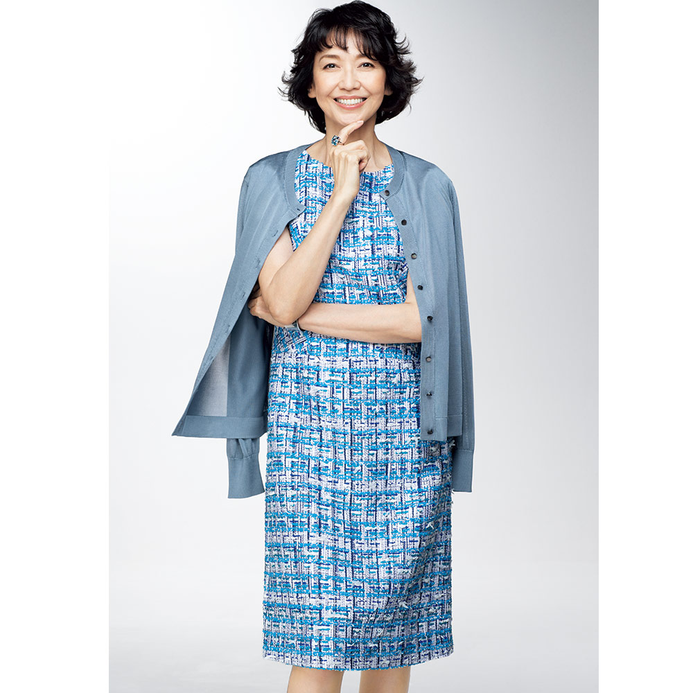 大きいサイズMaglie par ef-deのマリアケントツイードワンピース