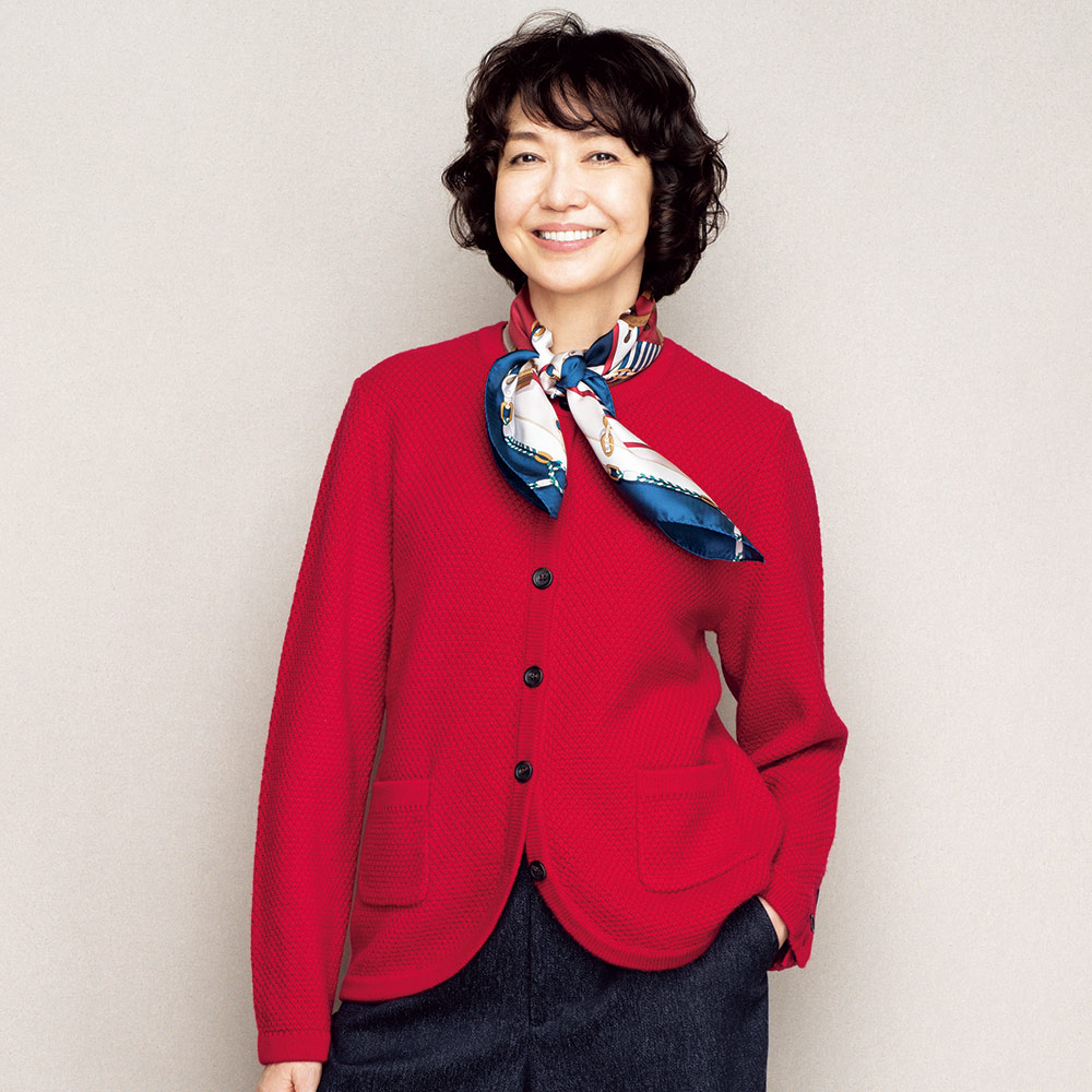 レッドバレンティノ　春ニットジャケット 片畦ニットジャケット|allureville OFFICIAL SITE / ONLINE SHOP