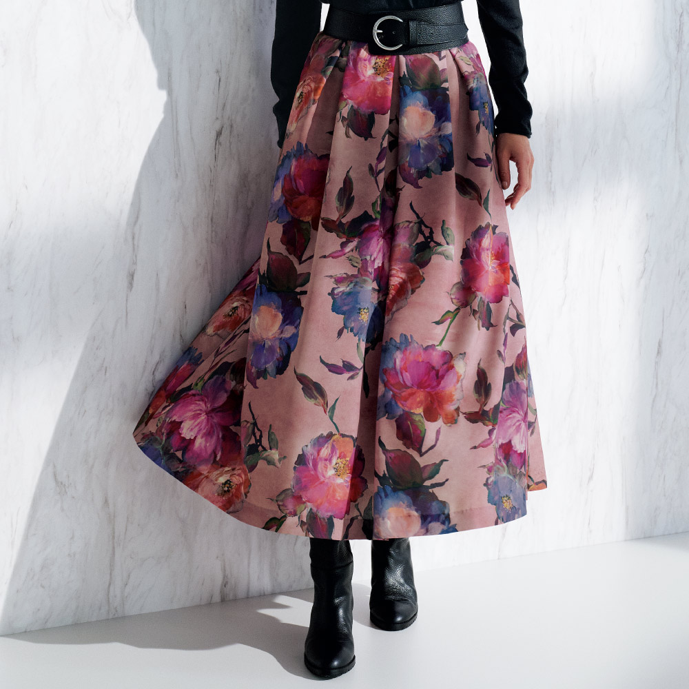 ビンダ社 フラワープリント スカート 通販 - ディノス