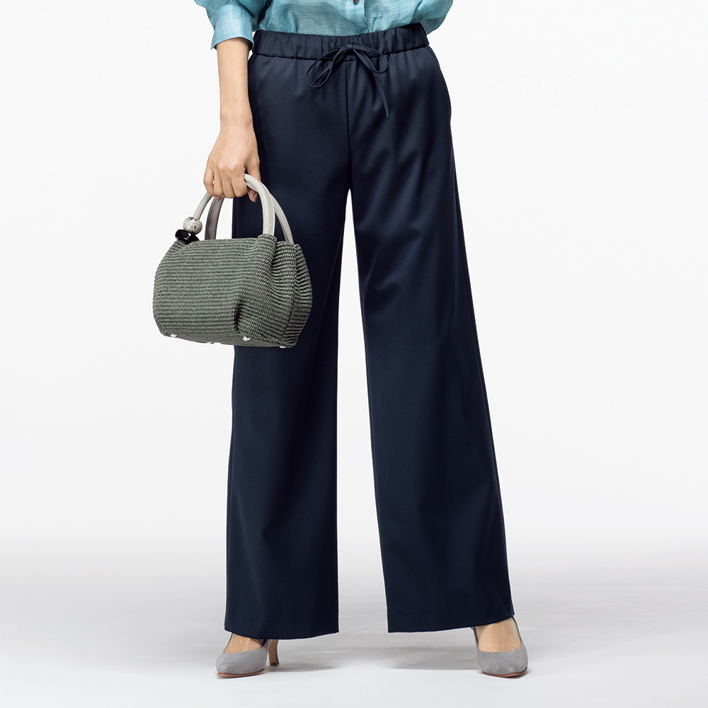 ZQウール プルオンワイドパンツ 通販 - ディノス