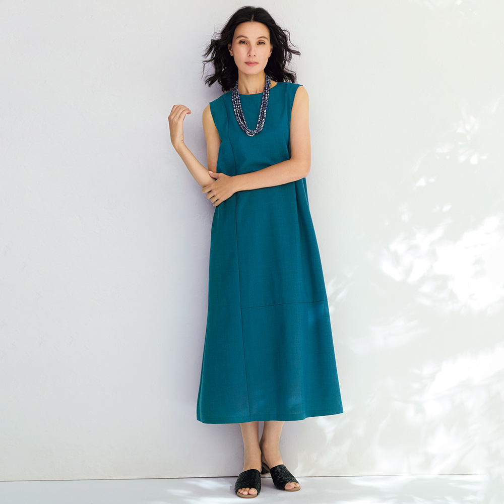 NIKKE」 ZQウール混 ノースリーブワンピース 通販 - ディノス