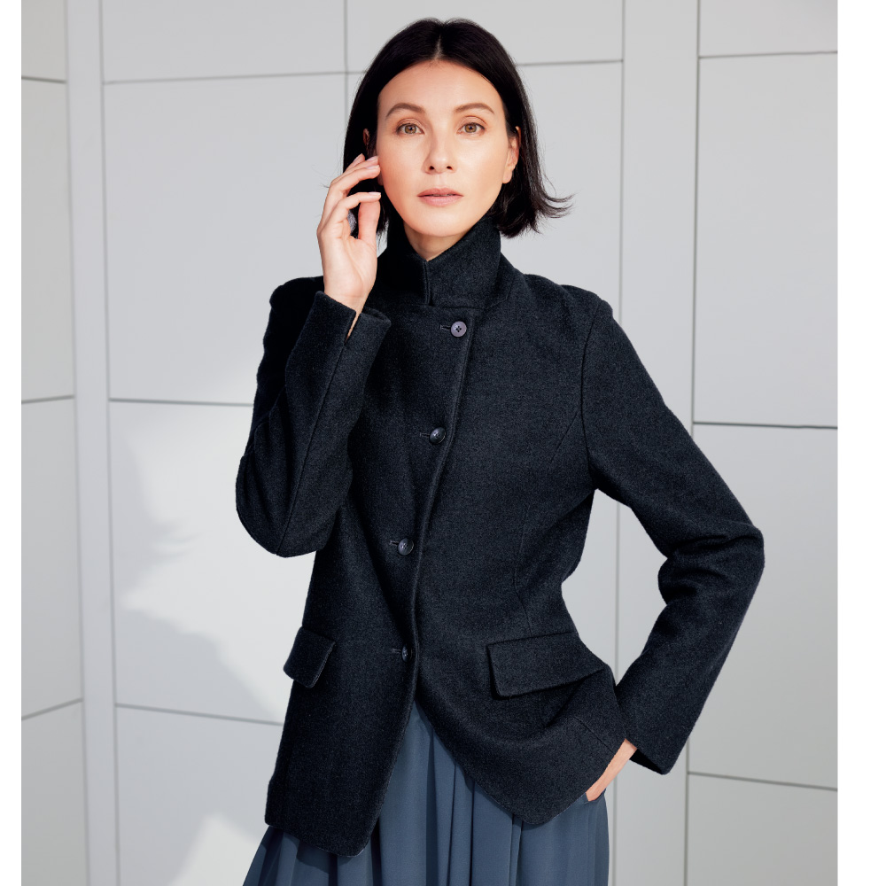 g-stage レーヨン混 テーラードジャケット イージーパンツ セットアップ g-stage レーヨン混 テーラードジャケット イージーパンツ セットアップ