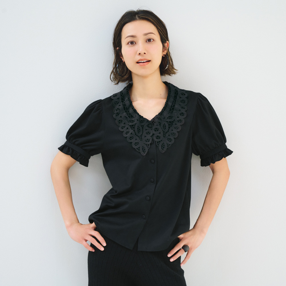 SALE／70%OFF】 ファッション トップス シャツ ブラウス ダブルクロス