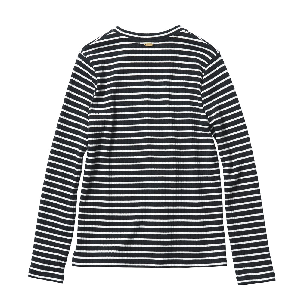 スビンギザコットン ワイドリブ長袖Tシャツ Tシャツ カットソー A21102